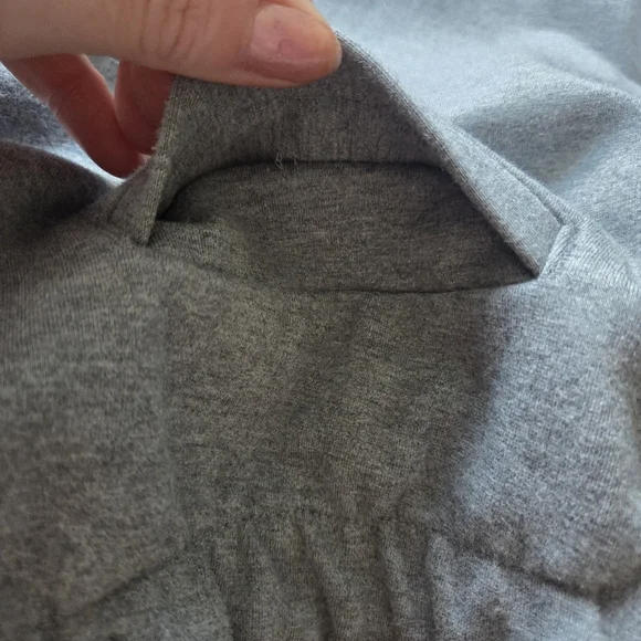 Everlane The Dream Pant XS Heathered Gray Tapered Leg Pull On Office Casual - Picture 9 of 15